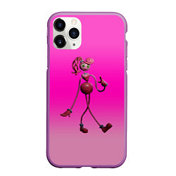 Чехол iPhone 11 Pro матовый POPPY PLAYTIME МАМА ДЛИННЫЕ НОГИ, цвет: 3D-фиолетовый