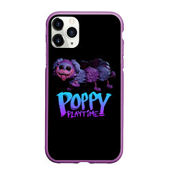 Чехол iPhone 11 Pro матовый POPPY PLAYTIME PJ Pug-a-Pillar, цвет: 3D-фиолетовый