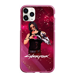 Чехол iPhone 11 Pro матовый Love Johnny, цвет: 3D-малиновый