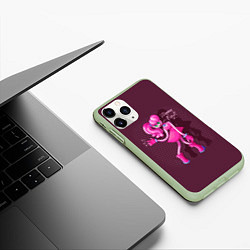 Чехол iPhone 11 Pro матовый POPPY PLAYTIME МАМА ДЛИННЫЕ НОГИ MOMMY LONG LEGS, цвет: 3D-салатовый — фото 2