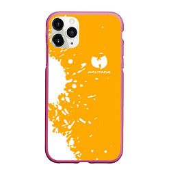 Чехол iPhone 11 Pro матовый Wu-tang clan маленькое лого, цвет: 3D-малиновый