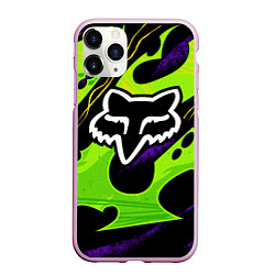 Чехол iPhone 11 Pro матовый FOX - MOTOCROSS, цвет: 3D-розовый