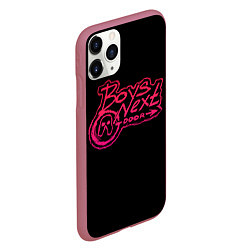 Чехол iPhone 11 Pro матовый BOYS NEXT DOOR, цвет: 3D-малиновый — фото 2