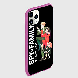 Чехол iPhone 11 Pro матовый Spy Family Семья Шпиона, цвет: 3D-фиолетовый — фото 2