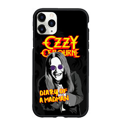 Чехол iPhone 11 Pro матовый OZZY OSBOURNE ОЗЗИ ОСБОРН, цвет: 3D-черный