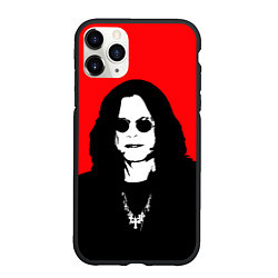 Чехол iPhone 11 Pro матовый OZZY OSBOURNE ОЗЗИ ОСБОРН, цвет: 3D-черный