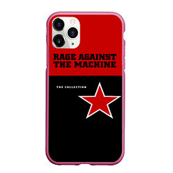 Чехол iPhone 11 Pro матовый The Collection - Rage Against the Machine, цвет: 3D-малиновый