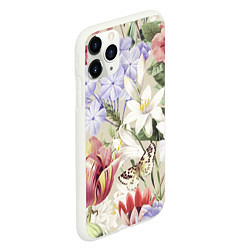 Чехол iPhone 11 Pro матовый Цветы Утренний Букет Лилий, цвет: 3D-белый — фото 2