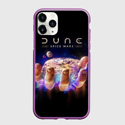 Чехол iPhone 11 Pro матовый Dune spice wars, цвет: 3D-фиолетовый