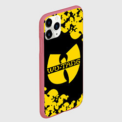 Чехол iPhone 11 Pro матовый Wu bats, цвет: 3D-малиновый — фото 2