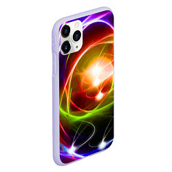 Чехол iPhone 11 Pro матовый Галактическое звёздное пространство Galactic Star, цвет: 3D-светло-сиреневый — фото 2