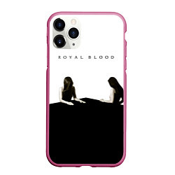 Чехол iPhone 11 Pro матовый How Did We Get So Dark? - Royal Blood, цвет: 3D-малиновый