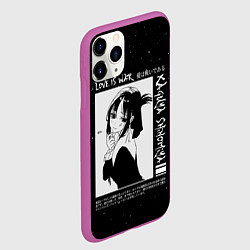 Чехол iPhone 11 Pro матовый KAGUYA SHINOMIYA В ЛЮБВИ КАК НА ВОЙНЕ, цвет: 3D-фиолетовый — фото 2