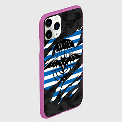 Чехол iPhone 11 Pro матовый СПЕЦНАЗ ГРУ ВДВ, цвет: 3D-фиолетовый — фото 2