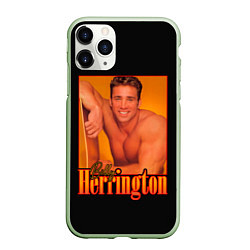 Чехол iPhone 11 Pro матовый Billy Herrington Aniki Билли, цвет: 3D-салатовый