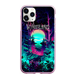 Чехол iPhone 11 Pro матовый WONDERLANDS Легендарный Лес, цвет: 3D-розовый