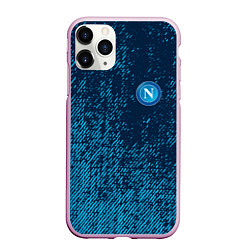 Чехол iPhone 11 Pro матовый Napoli наполи маленькое лого, цвет: 3D-розовый