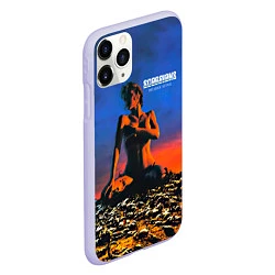 Чехол iPhone 11 Pro матовый Deadly Sting - Scorpions, цвет: 3D-светло-сиреневый — фото 2