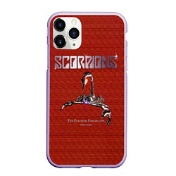 Чехол iPhone 11 Pro матовый The Platinum Collection - Scorpions, цвет: 3D-светло-сиреневый