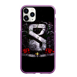 Чехол iPhone 11 Pro матовый Sting in the Tail - Scorpions, цвет: 3D-фиолетовый