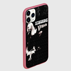 Чехол iPhone 11 Pro матовый In Trance - Scorpions, цвет: 3D-малиновый — фото 2