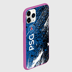 Чехол iPhone 11 Pro матовый Псж краска, цвет: 3D-фиолетовый — фото 2