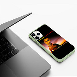 Чехол iPhone 11 Pro матовый DVD Moment Of Glory - Scorpions feat Berliner Phil, цвет: 3D-салатовый — фото 2