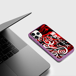 Чехол iPhone 11 Pro матовый ТОКИЙСКИЕ МСТИТЕЛИ МАНГА, цвет: 3D-фиолетовый — фото 2