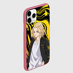 Чехол iPhone 11 Pro матовый ТОКИЙСКИЕ МСТИТЕЛИ МАЙКИ САНО, цвет: 3D-малиновый — фото 2
