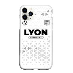 Чехол iPhone 11 Pro матовый Lyon Champions Униформа, цвет: 3D-белый