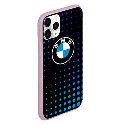 Чехол iPhone 11 Pro матовый Bmw : Абстракция Кружки, цвет: 3D-розовый — фото 2