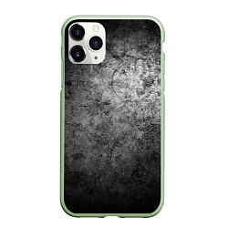 Чехол iPhone 11 Pro матовый Потертая текстура, цвет: 3D-салатовый