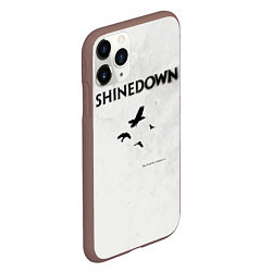 Чехол iPhone 11 Pro матовый The Sound of Madness - Shinedown, цвет: 3D-коричневый — фото 2