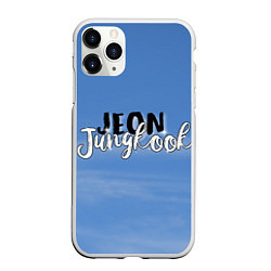 Чехол iPhone 11 Pro матовый JEON JUNGKOOK BTS, цвет: 3D-белый