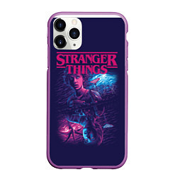 Чехол iPhone 11 Pro матовый Stranger Things Очень странные дела