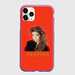 Чехол iPhone 11 Pro матовый Звёзды 80-х Sandra, цвет: 3D-фиолетовый