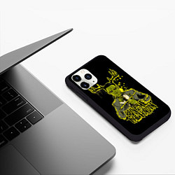 Чехол iPhone 11 Pro матовый Bring Me the Horizon постер, цвет: 3D-черный — фото 2