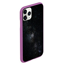 Чехол iPhone 11 Pro матовый Лонгслив Звезды и космос, цвет: 3D-фиолетовый — фото 2