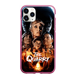 Чехол iPhone 11 Pro матовый The Quarry Монстр и Персонажи, цвет: 3D-малиновый