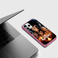 Чехол iPhone 11 Pro матовый The Quarry Монстр и Персонажи, цвет: 3D-малиновый — фото 2