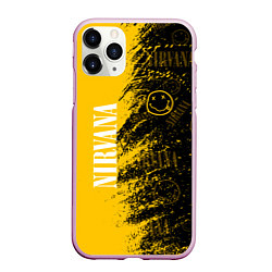 Чехол iPhone 11 Pro матовый Nirvana Паттерн, цвет: 3D-розовый