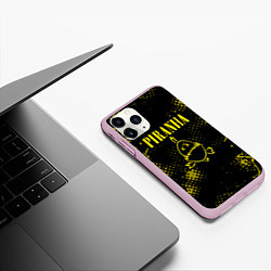 Чехол iPhone 11 Pro матовый Nirvana piranha, цвет: 3D-розовый — фото 2