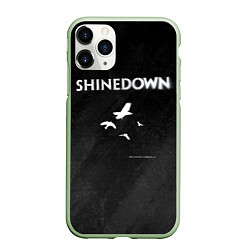 Чехол iPhone 11 Pro матовый The Sound of Madness Shinedown, цвет: 3D-салатовый