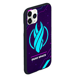 Чехол iPhone 11 Pro матовый Символ Dead Space в неоновых цветах на темном фоне, цвет: 3D-черный — фото 2