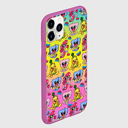 Чехол iPhone 11 Pro матовый POPPY PLAYTIME МИЛЫЕ ПЕРСОНАЖИ, цвет: 3D-фиолетовый — фото 2
