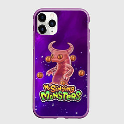 Чехол iPhone 11 Pro матовый My singing monsters ЭПИЧЕСКИЙ ВУЖАС, цвет: 3D-фиолетовый
