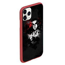 Чехол iPhone 11 Pro матовый Stranger Things Trio, цвет: 3D-красный — фото 2