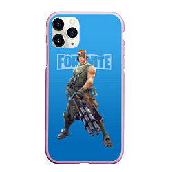 Чехол iPhone 11 Pro матовый Fortnite Recon Scout Video game Разведчик, цвет: 3D-розовый