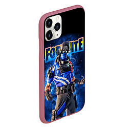 Чехол iPhone 11 Pro матовый Fortnite Carbon Commando Плутон Персонаж Видеоигра, цвет: 3D-малиновый — фото 2