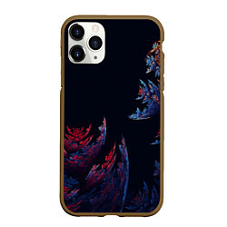 Чехол iPhone 11 Pro матовый Шипастый Коралловый Риф, цвет: 3D-коричневый